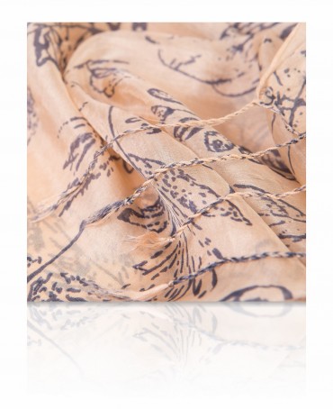 Палантин Женский S20-LEAF/POWDER.GREY